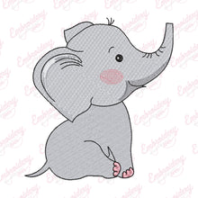 Elephant Embroidery Design