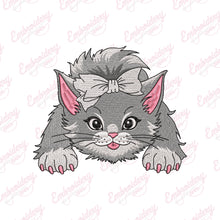 Funny Cat Embroidery Design