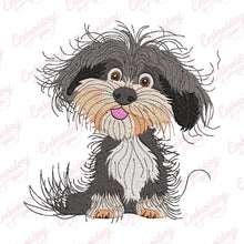 Shih Tzu Dog Embroidery Design