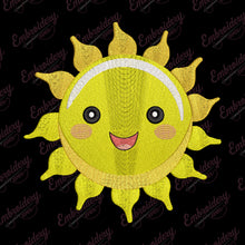 Kawaii Sun Embroidery Design