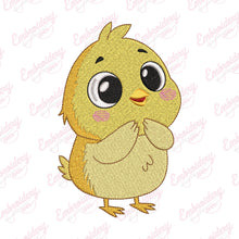 Cute Little Chick Embroidery Design