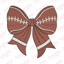American Football Simple Bow Embroidery Design