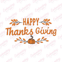 Cute Thanksgiving Quote Embroidery File