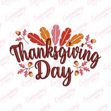 Holiday Season Thanksgiving Embroidery Design