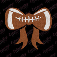 American Football Bow Embroidery Design