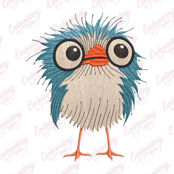 Cute Bird Embroidery Design