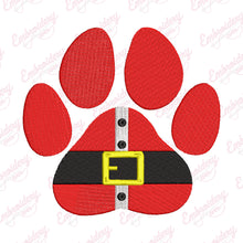 Santa Paws Christmas Embroidery Design