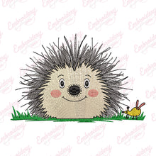 Cute Hedgehog Embroidery Design