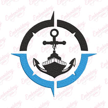 Cruise Ship Embroidery Design