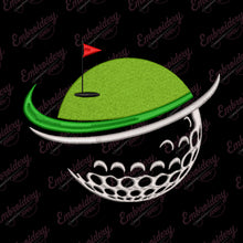 Golf Machine Embroidery Design