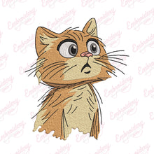Cute Pet Cat Embroidery Design