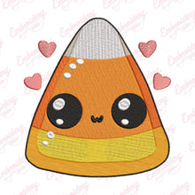 Halloween Kawaii Candy Corn Embroidery Design