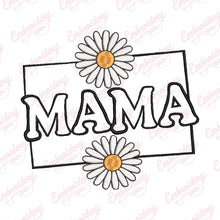 Mama Daisy Flower Embroidery Design