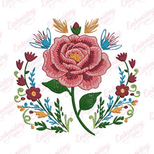 Timeless Rose Embroidery Design