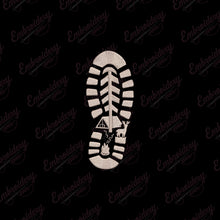 Camping Footprint Embroidery Design