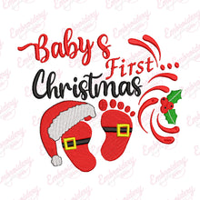 Baby's First Christmas Machine Embroidery Design