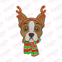 Christmas Canine Charm Embroidery Design