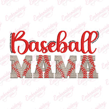 Baseball Mama Machine Embroidery Design