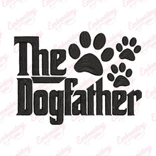 The Dogfather Embroidery Design