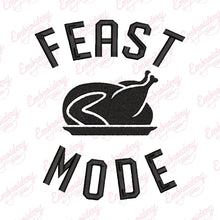 Feast Mode Turkey Dinner Embroidery File