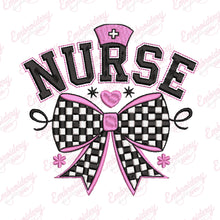 Nurse With Bow Embroidery Design