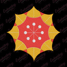 Flower Machine Embroidery Design