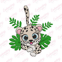 Cute Baby Leopard Embroidery Design
