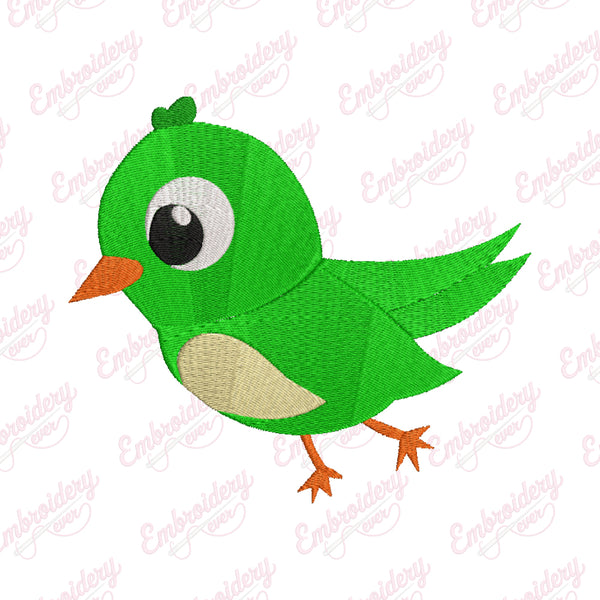 Cute Bird Machine Embroidery Design