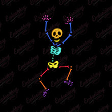 Funny Dancing Skeleton Embroidery Design