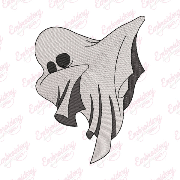 Halloween Dabbing Ghost Embroidery Design