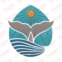 Whale Tail Embroidery Design