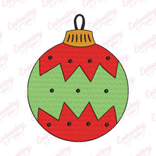 Festive Christmas Bauble Embroidery Design