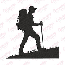 Hiker Hiking Embroidery Design
