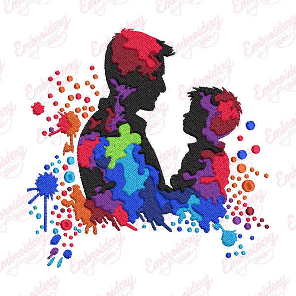 The Best Dad Ever Embroidery Design