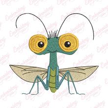 Cute Grasshopper With Big Eyes Embroidery Design