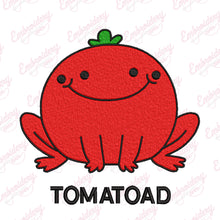 Tomatoad Funny Tomato Embroidery Design