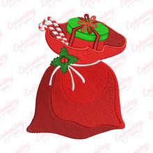 Christmas Santa Bag Embroidery Design