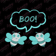 Halloween Bees Embroidery Design