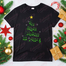 Musical Christmas Tree Embroidery Design