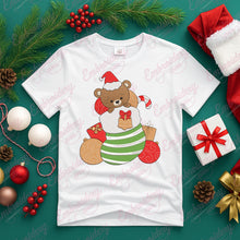 Christmas Bear In Stocking Embroidery Design