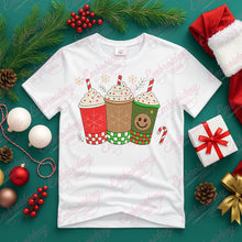 Christmas Coffee Cups Embroidery Design