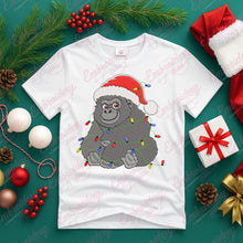 Christmas Gorilla Fun Embroidery Design