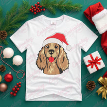 Cocker Spaniel Christmas Embroidery Design