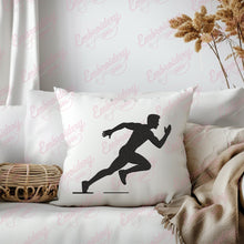 Man Running Hoop Embroidery Design