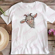 Crazy Goat Embroidery Design
