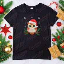 Christmas Snowy Owl Embroidery Design