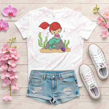 Cute Mermaid Machine Embroidery Design