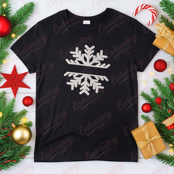 Snowflake Christmas Embroidery Design