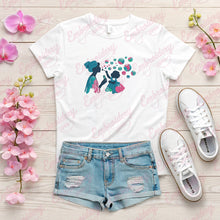 Mother Daughter Blowing Bubbles Embroidery Design
