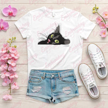 Cute Black Cat Embroidery Design